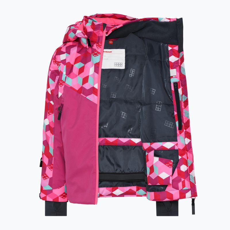 Children's ski jacket LEGO Lwjested pink 11010549 9