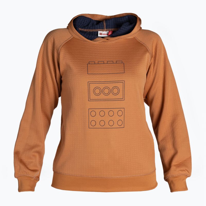 Children's hoodie LEGO Lwsaipal brown 11010609