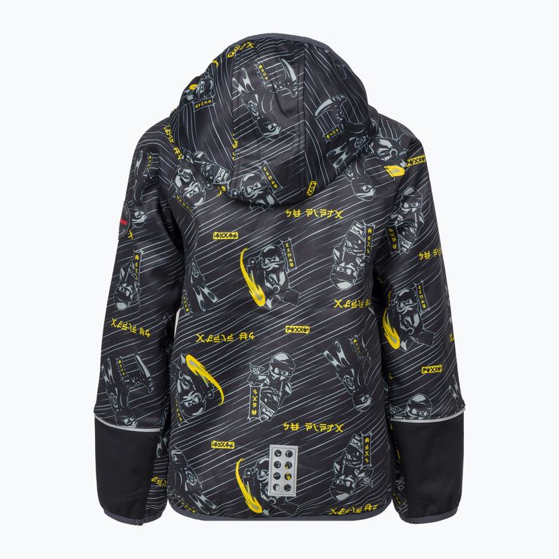 Children's softshell jacket LEGO Lwsejoun 602 black 11010495 2