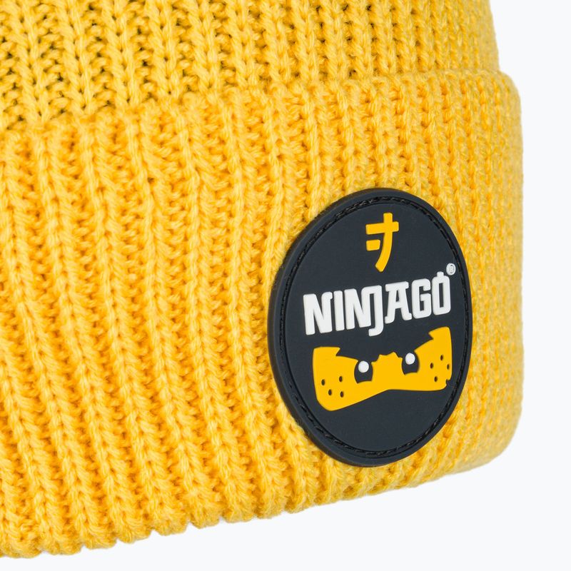 LEGO Lwasmus children's ski cap yellow 4