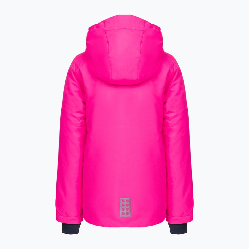 Children's ski jacket LEGO Lwjested 717 pink 11010547 2