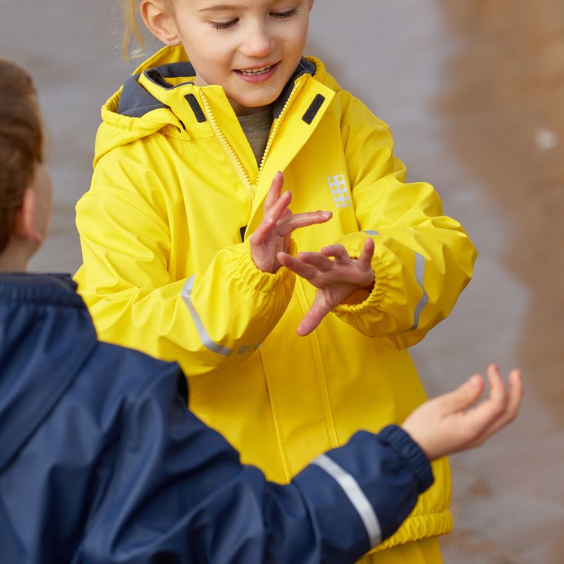 Children's LEGO Lwjochy 201 rain jacket yellow 11010371 5