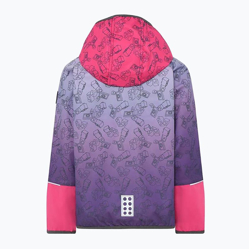 LEGO Lwstorm 204 lilac rose children's softshell jacket 2