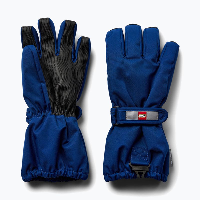 LEGO Lwazun 705 dark blue children's ski gloves 2