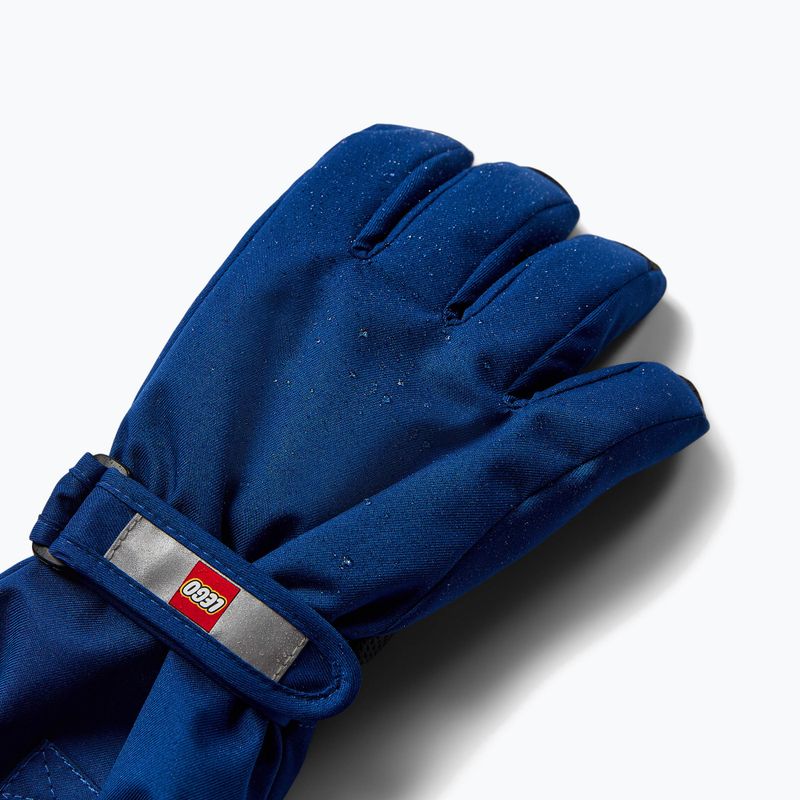 LEGO Lwazun 705 dark blue children's ski gloves 3