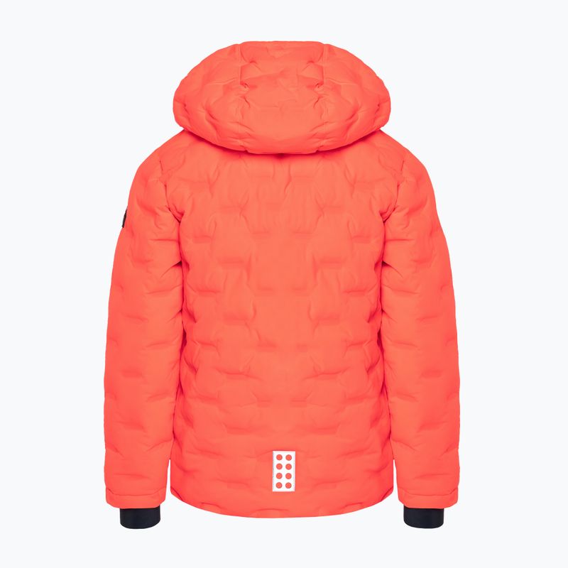 Children's ski jacket LEGO Lwjipe neon red 2