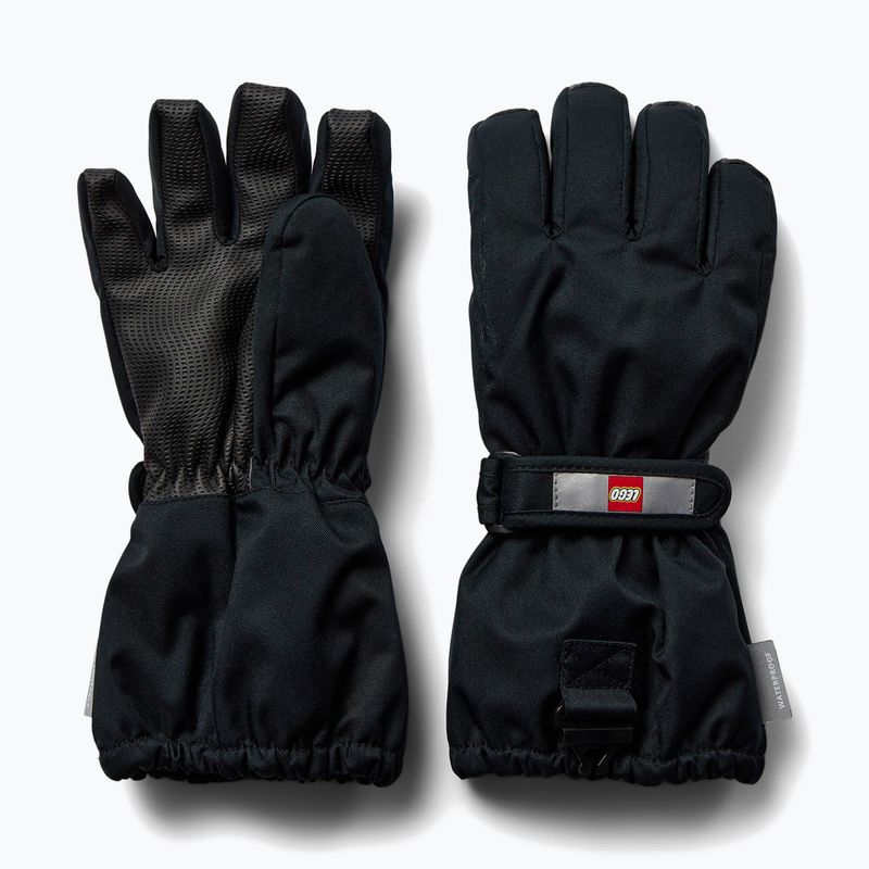 Children's ski gloves LEGO Lwazun 705 black 2