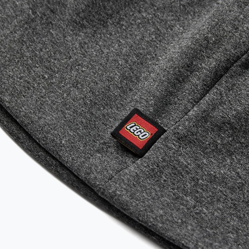 LEGO Lwagan 808 dark grey melange children's winter hat 3