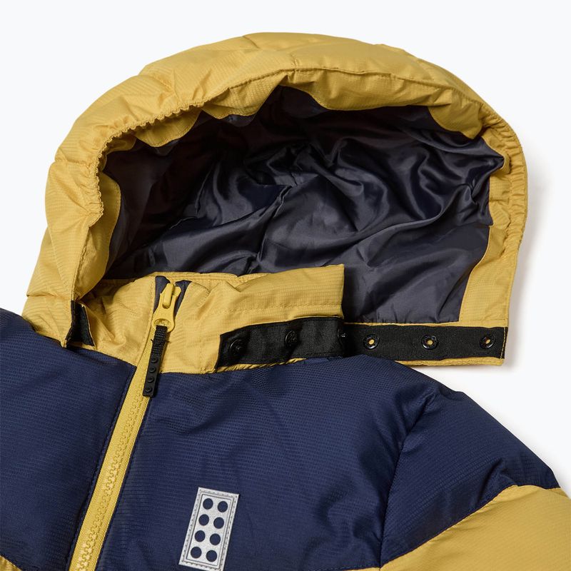 Children's insulated jacket LEGO Lwjebel 733 dark yellow 3
