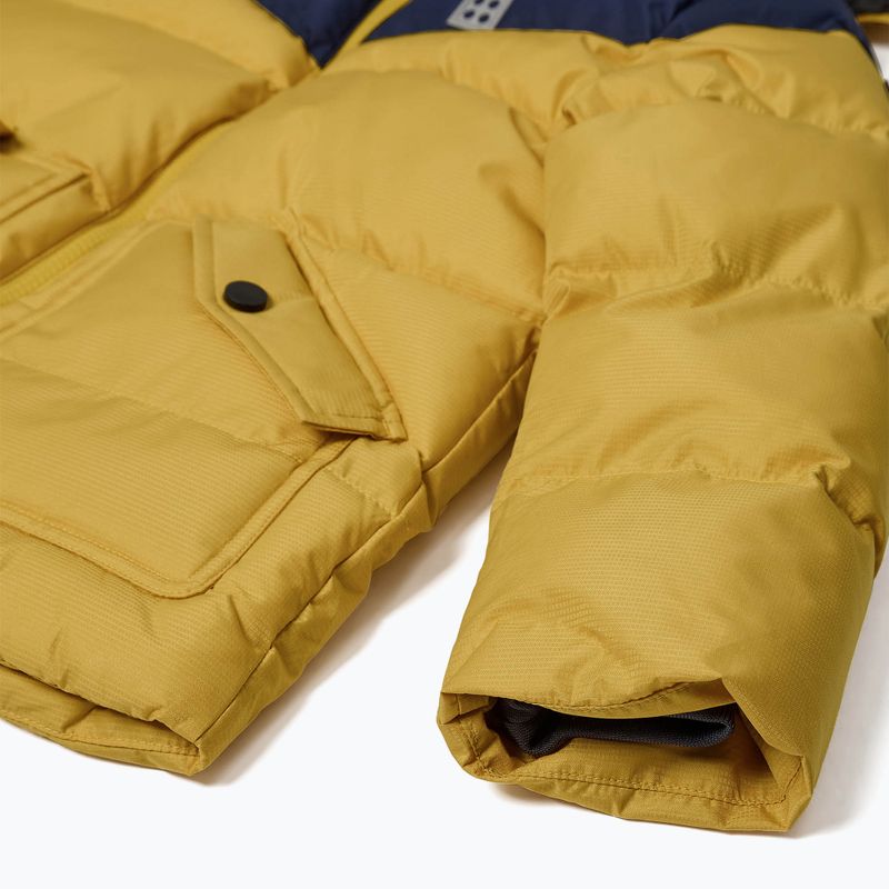 Children's insulated jacket LEGO Lwjebel 733 dark yellow 4