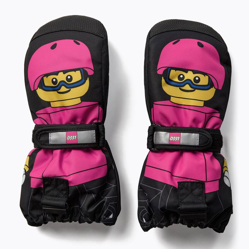 LEGO Lwagan children's gloves 812 pink 2