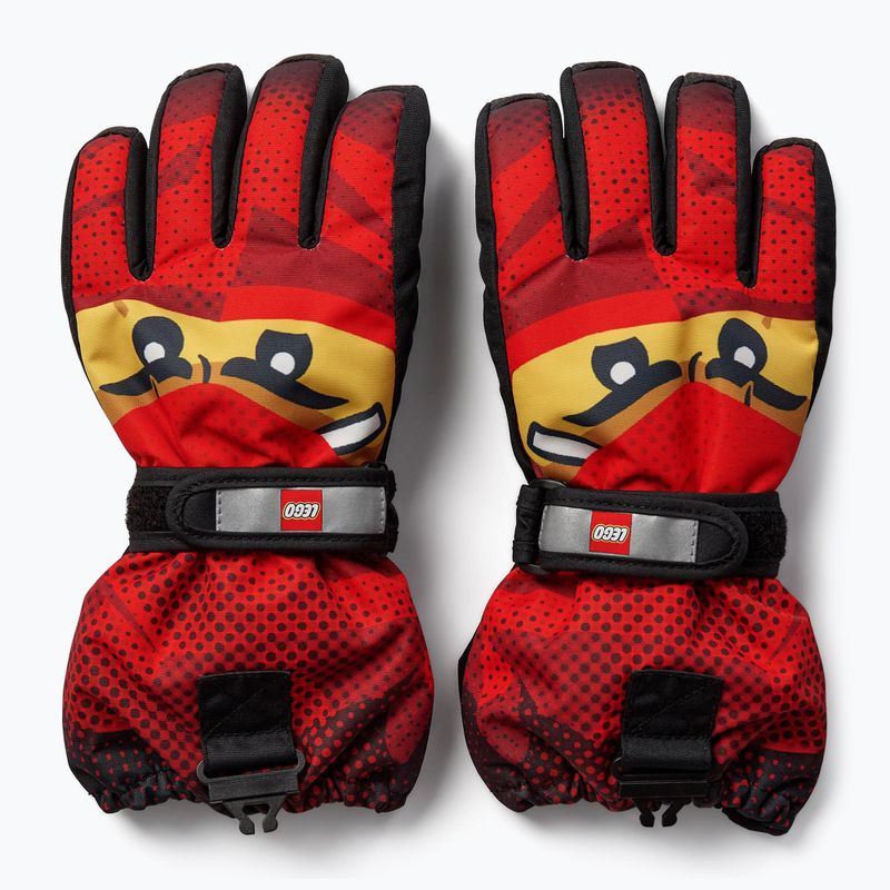 LEGO Lwagan children's gloves 807 red 2