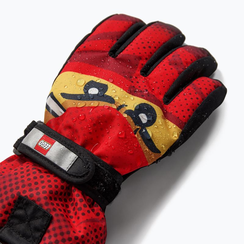 LEGO Lwagan children's gloves 807 red 3
