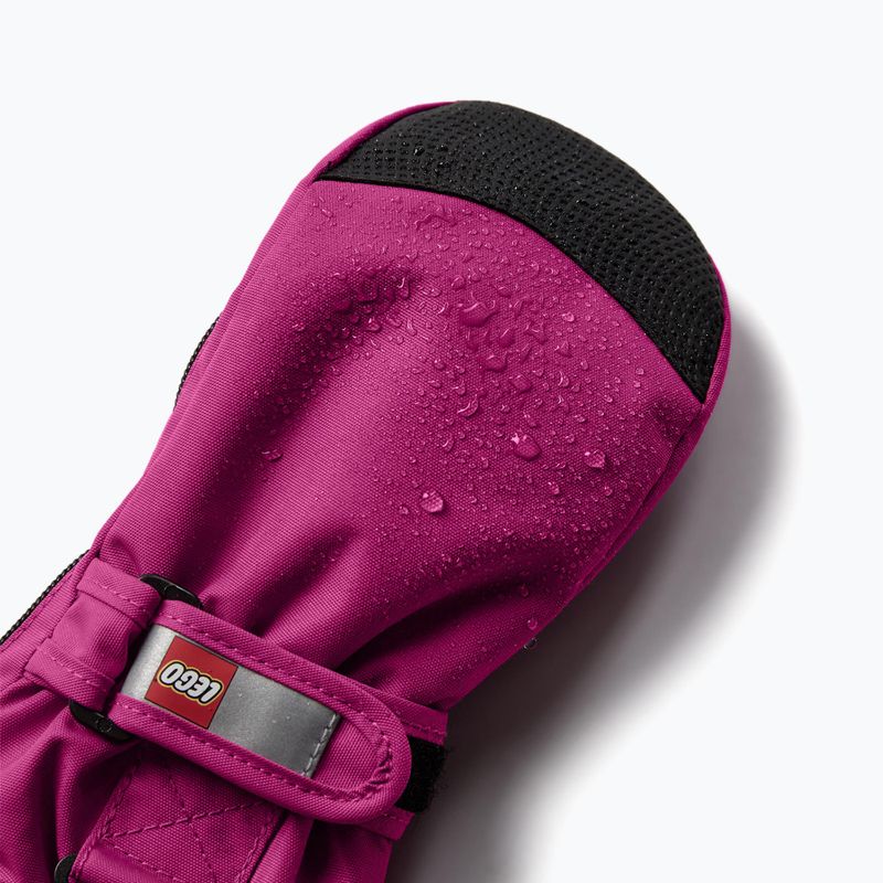 LEGO Lwaripo children's ski gloves 703 fuchsia 3