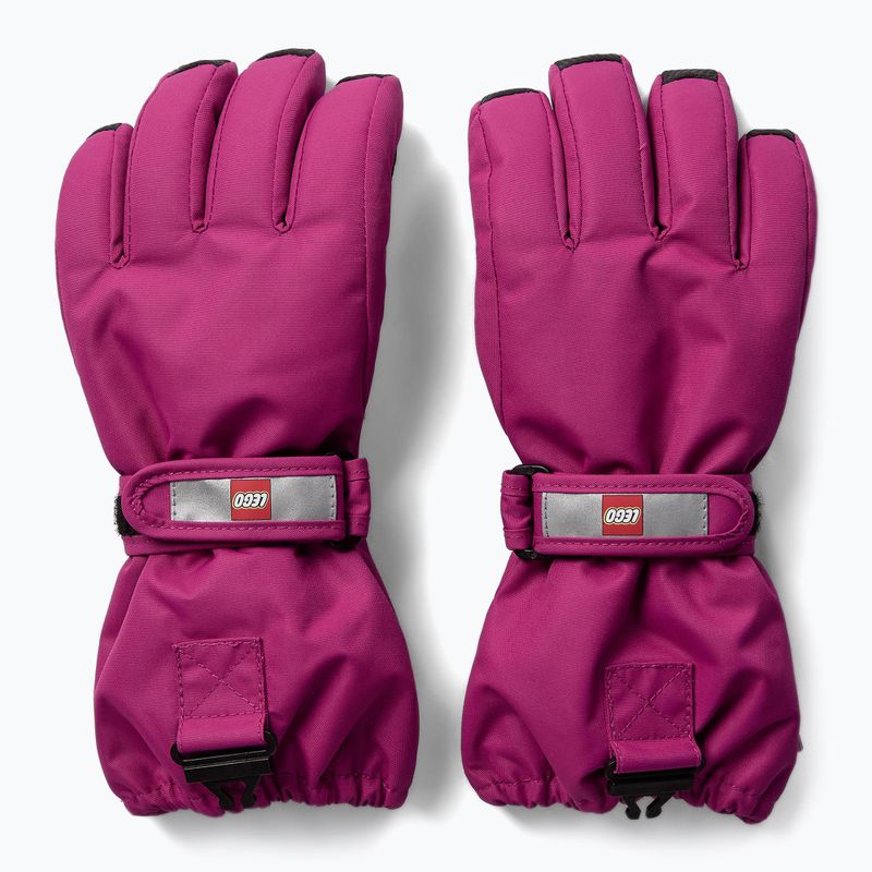 Children's ski gloves LEGO Lwatlin 700 fuchsia 2