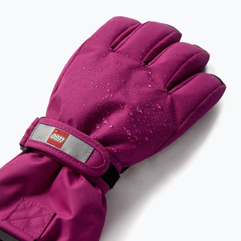 Children's ski gloves LEGO Lwatlin 700 fuchsia 3