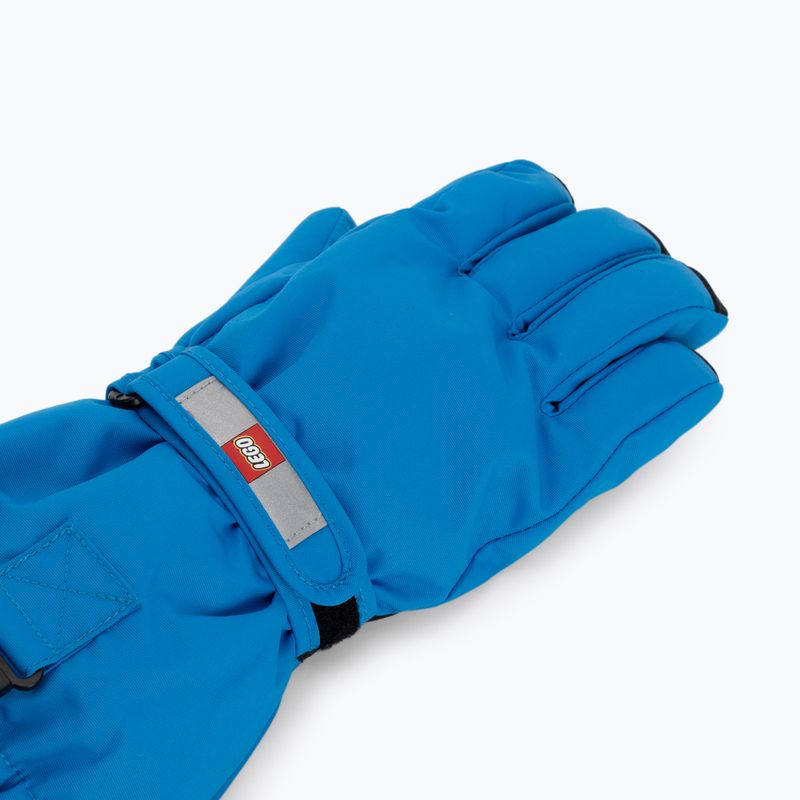 Children's ski gloves LEGO Lwatlin 700 blue 4