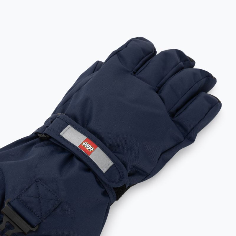 Children's ski gloves LEGO Lwatlin 700 blue 4