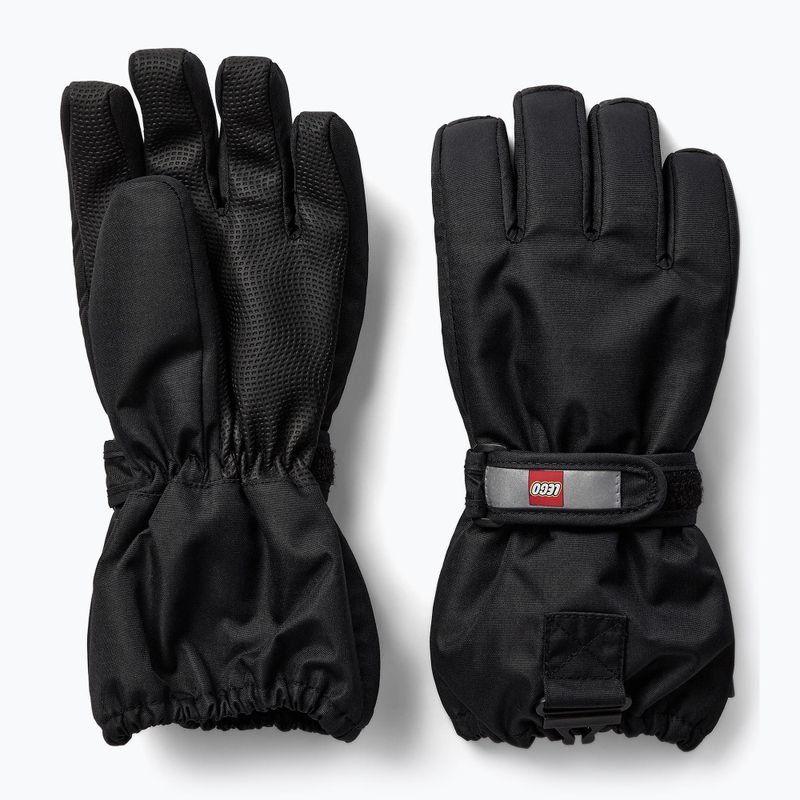 Children's ski gloves LEGO Lwatlin 700 black