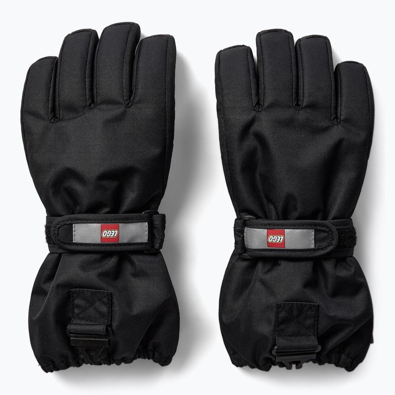 Children's ski gloves LEGO Lwatlin 700 black 2