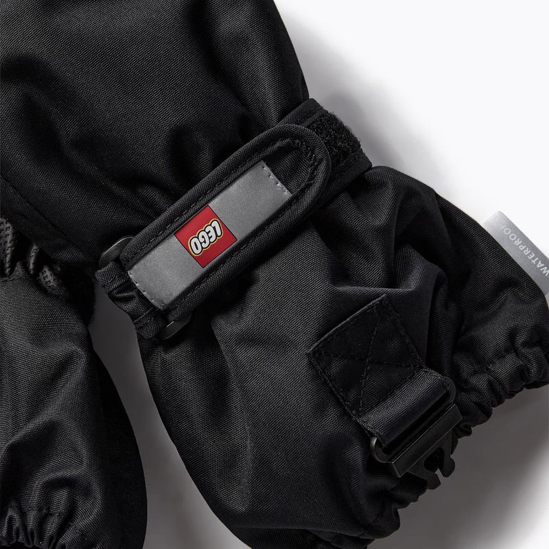 Children's ski gloves LEGO Lwatlin 700 black 4
