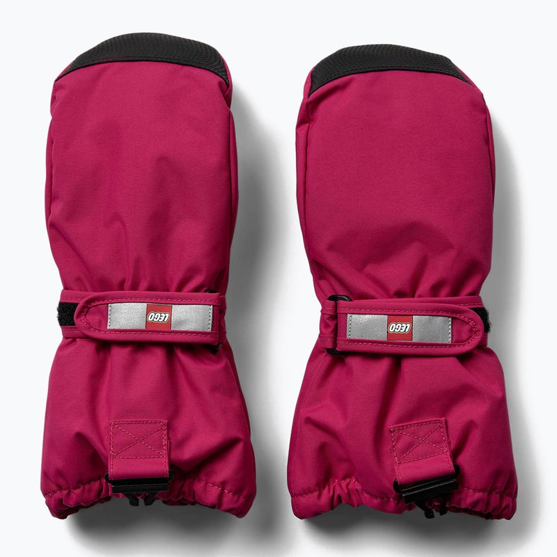 LEGO Lwatlin children's ski gloves 706 fuchsia 2
