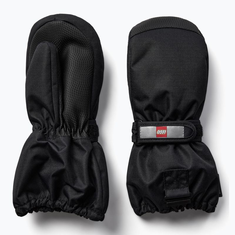Children's ski gloves LEGO Lwatlin 706 black