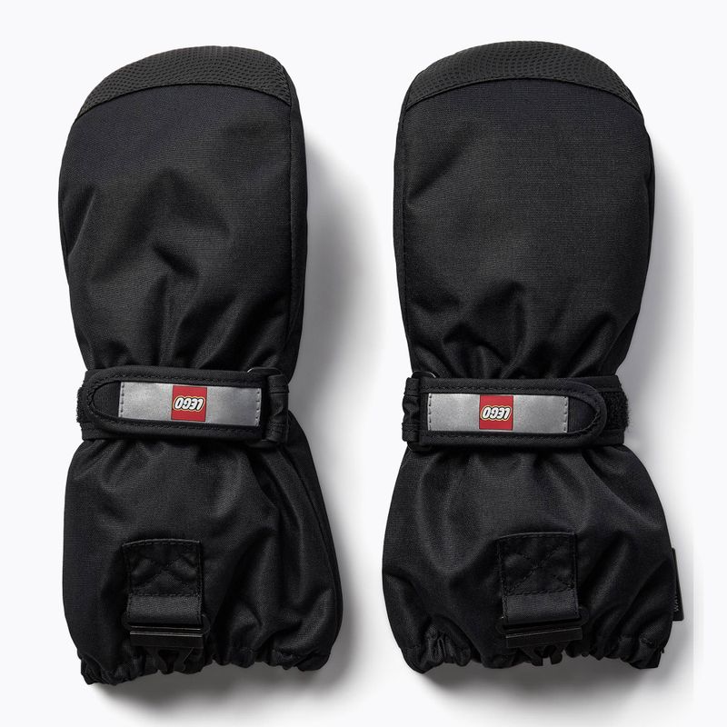 Children's ski gloves LEGO Lwatlin 706 black 2
