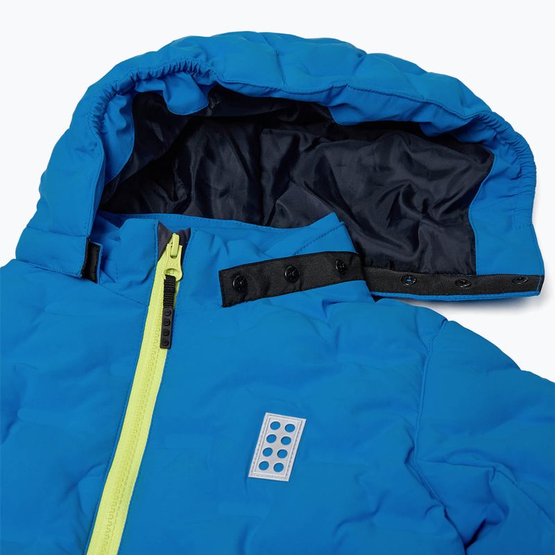 Children's ski jacket LEGO Lwjipe 706 blue/lime 3