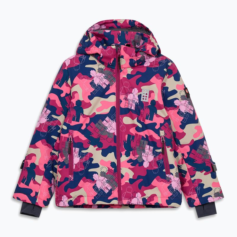 Children's ski jacket LEGO Lwjaz 808 fuchsia 2