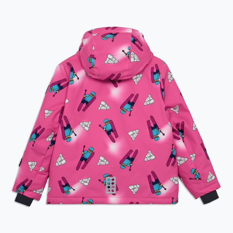 Children's ski jacket LEGO Lwjaz 806 pink 2