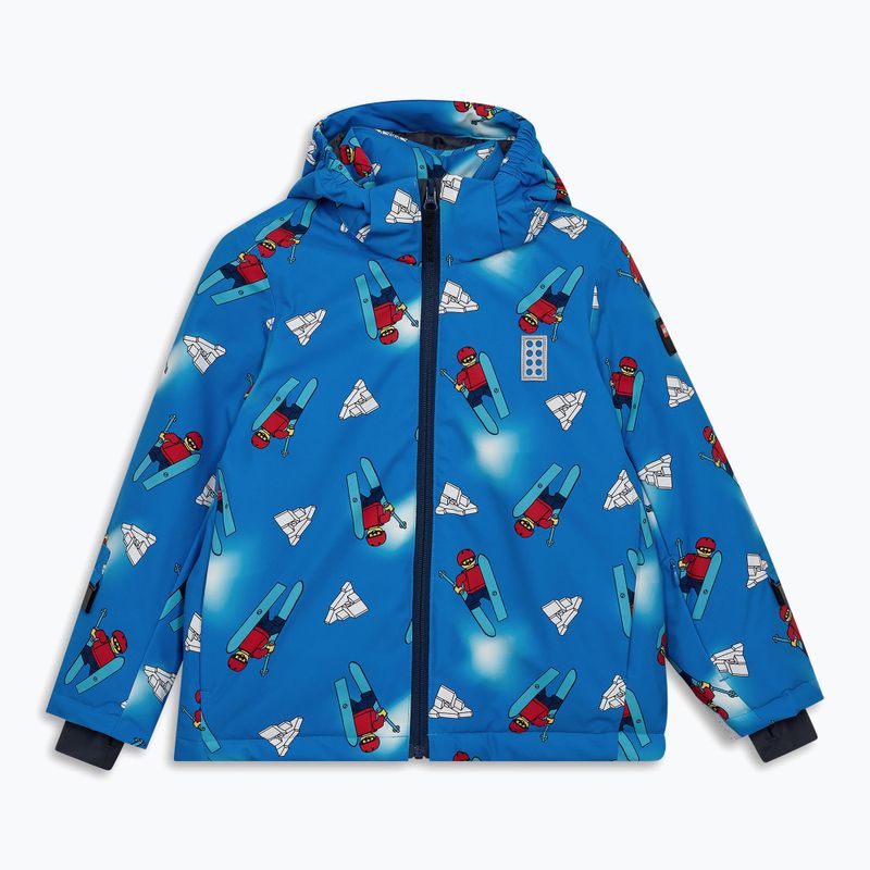 Children's ski jacket LEGO Lwjaz 806 blue