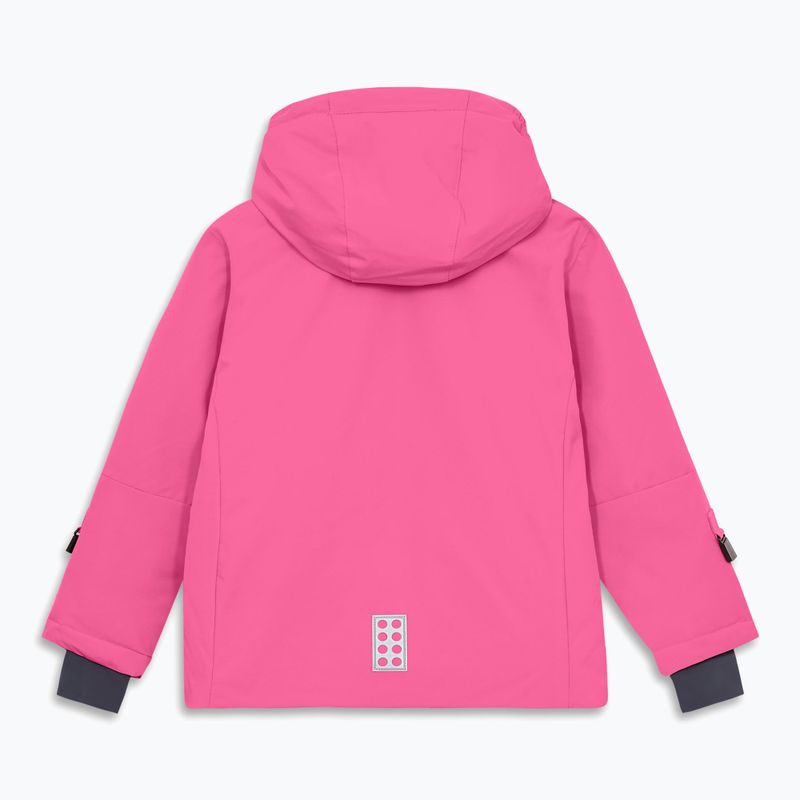 Children's ski jacket LEGO Lwjaz 802 pink 2