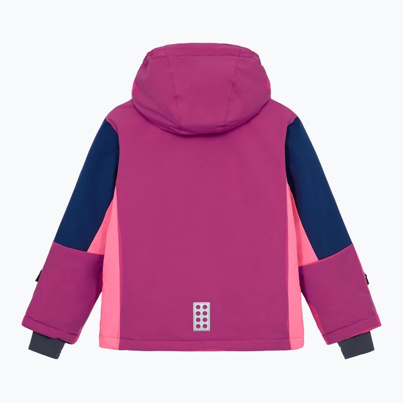 Children's ski jacket LEGO Lwjaz 801 fuchsia 2