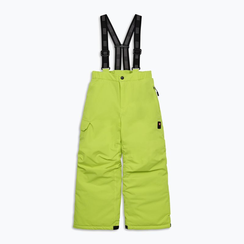 LEGO Lwpayton 701 lime green children's ski trousers