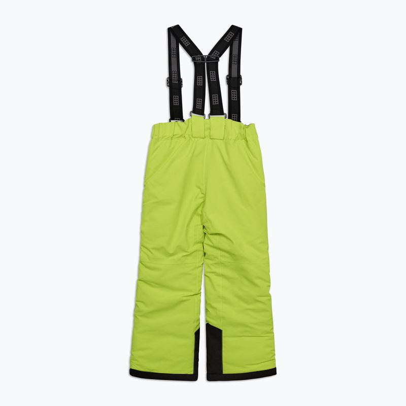Children's ski trousers LEGO Lwpowai 708 lime green 2