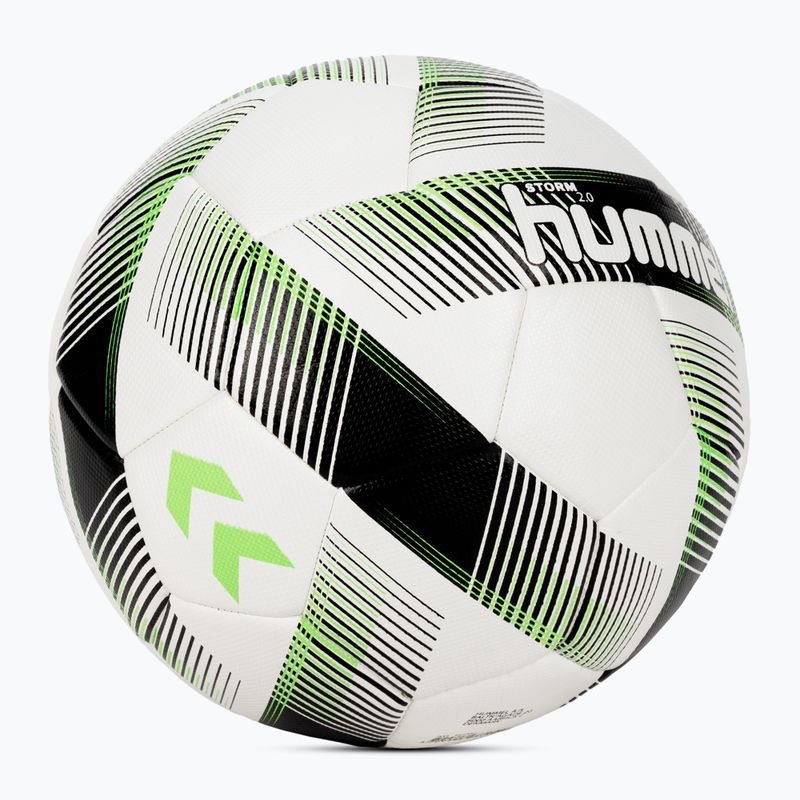 Hummel Storm 2.0 FB football white/black/green size 5 2