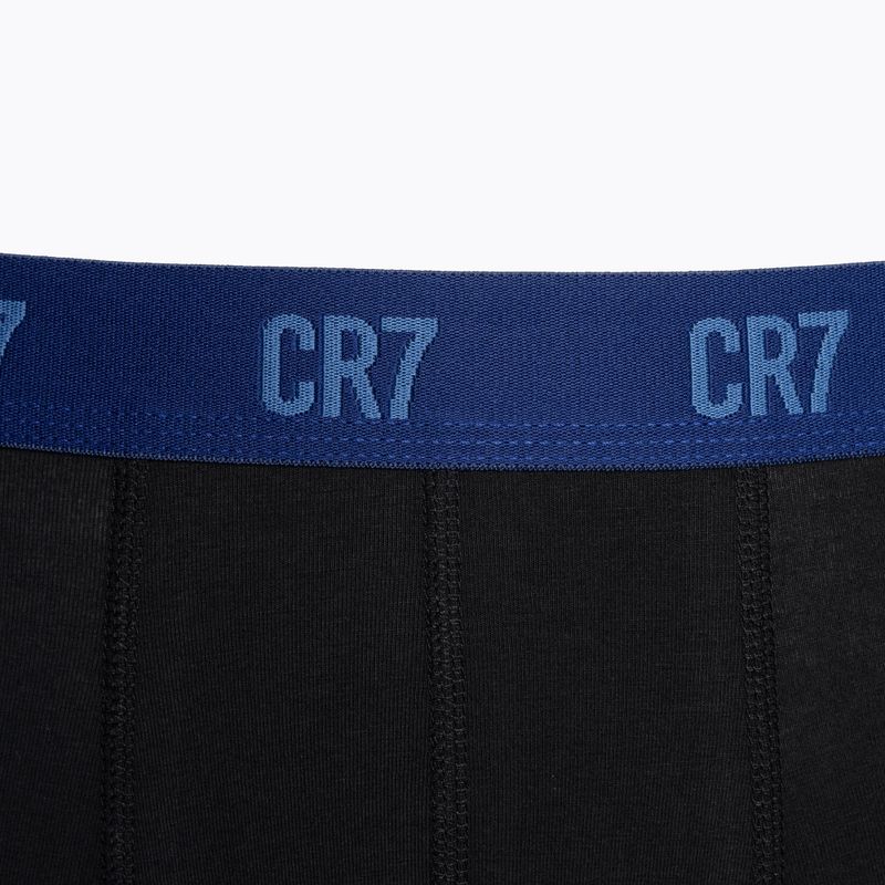 Men's CR7 Basic Trunk boxer shorts 3 pairs black/blue 4