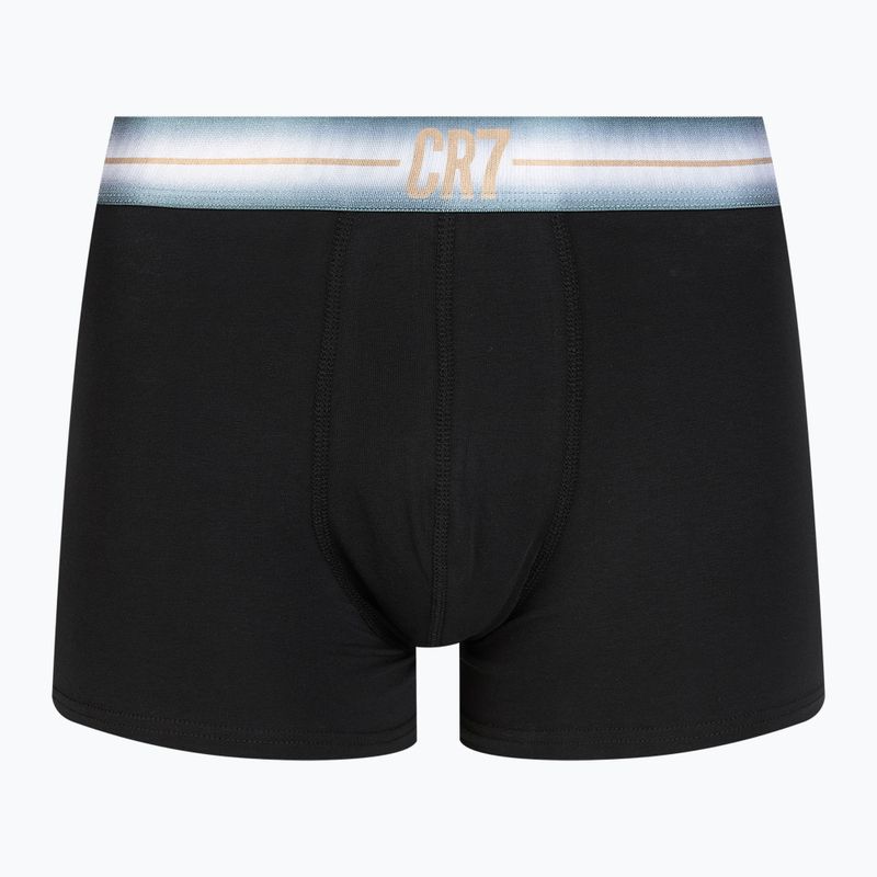 Men's CR7 Basic Trunk boxer shorts 3 pairs black/navy blue 2