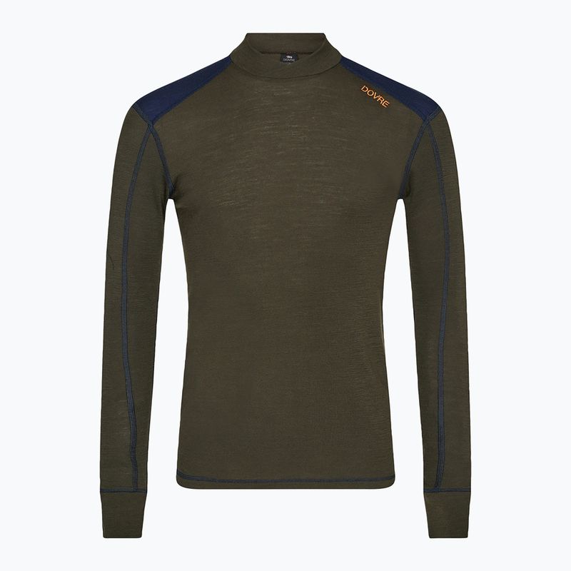 Men's thermal sweatshirt Dovre Folded Collar khaki 4