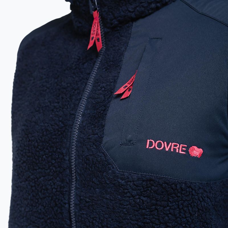 Women's gilet Dovre Teddy Fleece navy 4