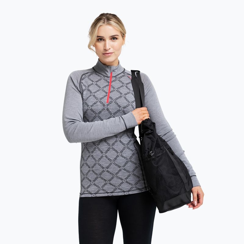 Women's thermal sweatshirt Dovre Half Zip Jacquard grey 4