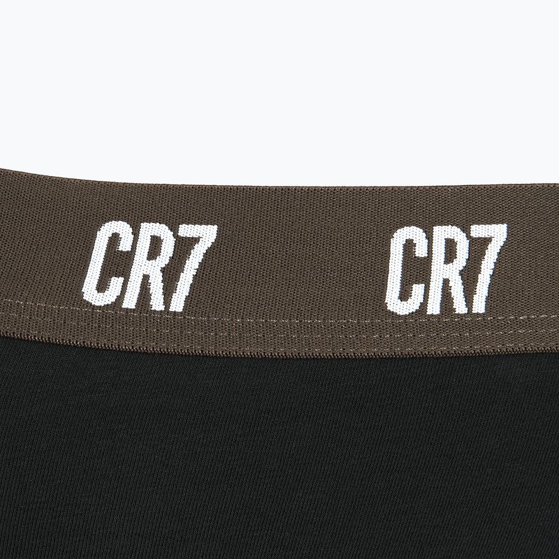 Men's CR7 Basic Trunk boxer shorts 3 pairs black/brown 4