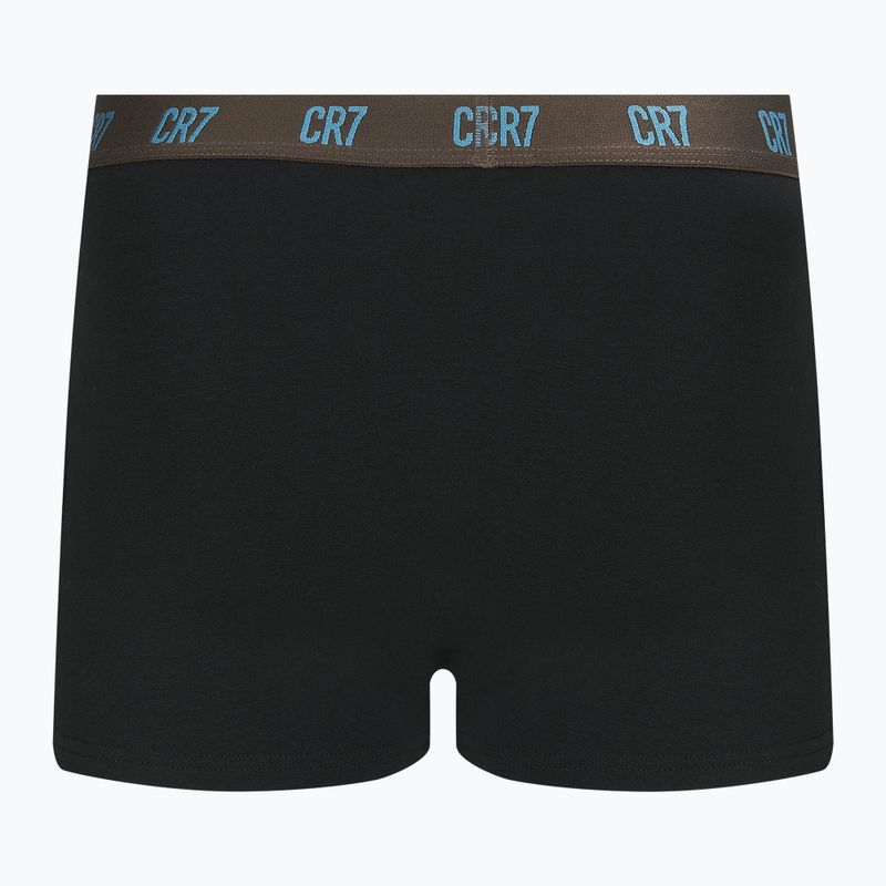 Men's CR7 Basic Trunk boxer shorts 3 pairs black/brown 6