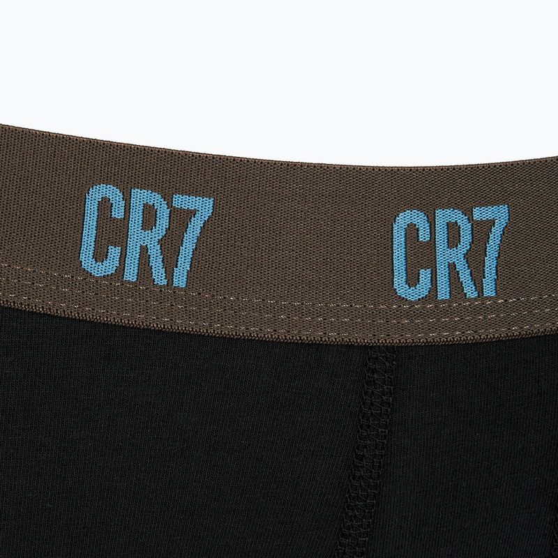 Men's CR7 Basic Trunk boxer shorts 3 pairs black/brown 7