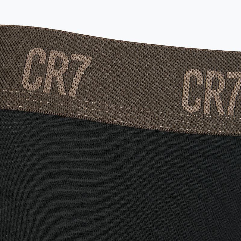 Men's CR7 Basic Trunk boxer shorts 3 pairs black/brown 10