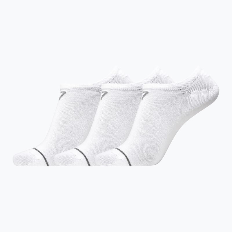 Men's socks CR7 Footies 3 pairs white