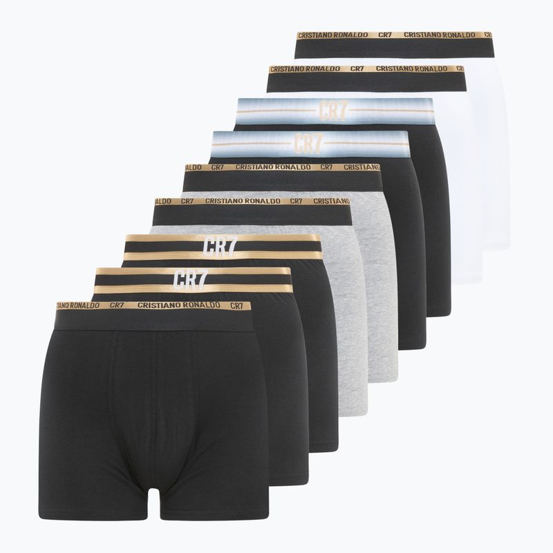 Men's CR7 Basic Trunk boxer shorts 8 pairs multicolour