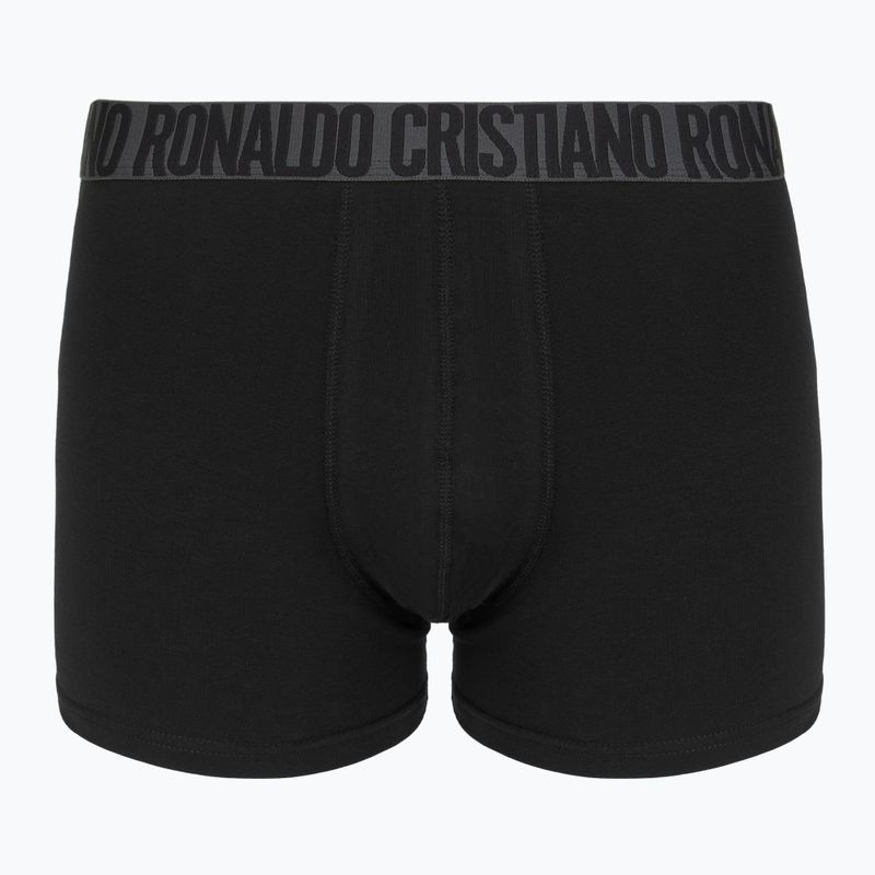 Men's boxers CR7 Basic Trunk 4 pairs 2492 BLACK 3