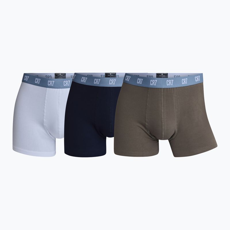 Men's CR7 Basic Trunk boxer shorts 3 pairs 712 multicolour